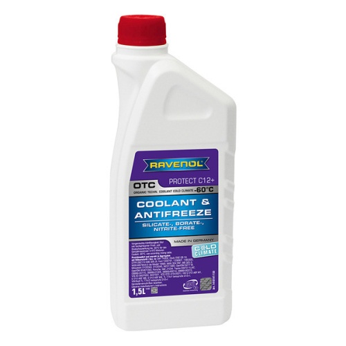RAVENOL антифриз OTC COLD CLIMATE -60°С Protect C12+ (1,5л) 4014835803411