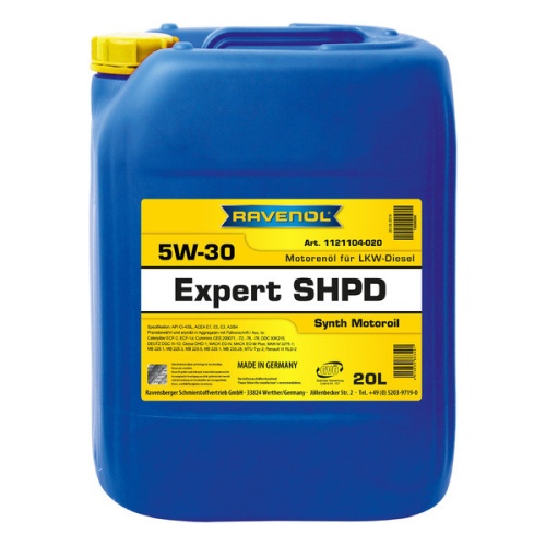 RAVENOL моторное масло Expert SHPD SAE 5W-30 (20л) 4014835863491
