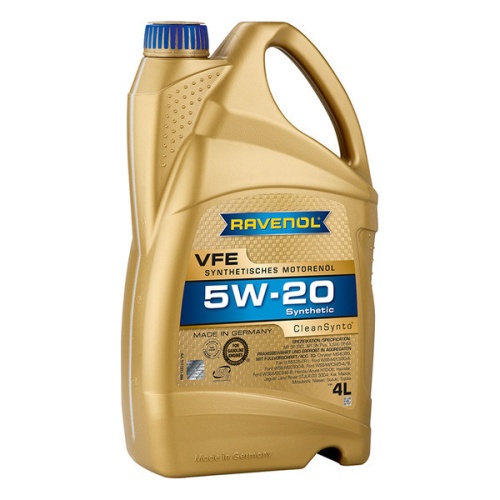 RAVENOL моторное масло VFE SAE 5W-20 (4л) 4014835853638