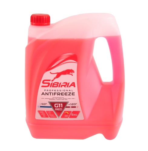 Sibiria Антифриз ОЖ-40 G-11 красный 5кг 800163