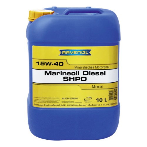 RAVENOL моторное масло Marineoil Diesel SHPD SAE 15W-40 (10л) 4014835730045