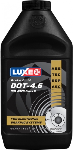 Тормозная жидкость "DOT-4.6" LUXE (0,455 кг)
