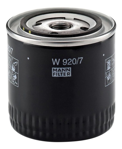 Фильтр масляный MANN W920/7 CAT C1.3-3.3/ Kubota V2203-3800/ Perkins 1104C/ Cummins B3.3