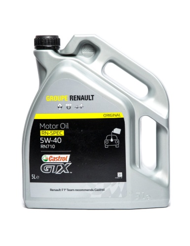 Renault масло моторное 5w40 RN 710 5л (7711943691)