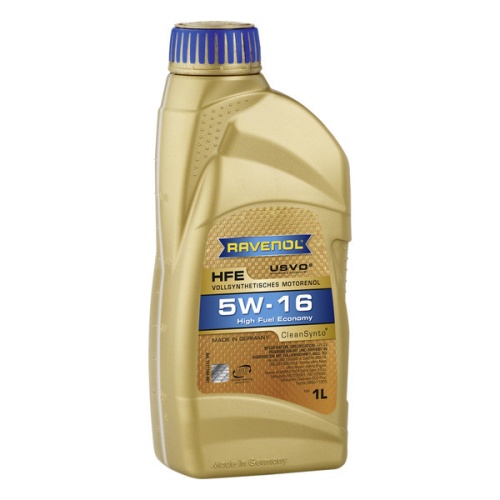 RAVENOL моторное масло High Fuel Economy HFE SAE 5W-16 (1л) 4014835812284
