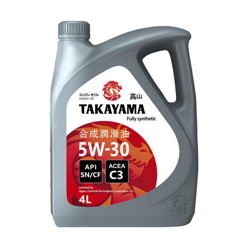 TAKAYAMA 5W30 SN/CF C3 (4л) 605523