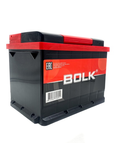Аккумулятор BOLK Standart 75 А/ч прямая L+ 278x175x190 EN650 А РОССИЯ B753L