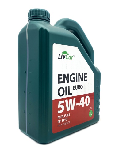 LIVCAR ENGINE OIL EURO 5W40 ACEA A3/B4 API SP (4л) LC7110540004