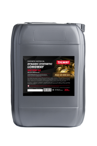 OILWAY DYNAMIC SYNTHETIC LONGWAY  SAE 10W-40 API CI-4  ACEA E4/E7, 20л 4640076016855/4660155101234