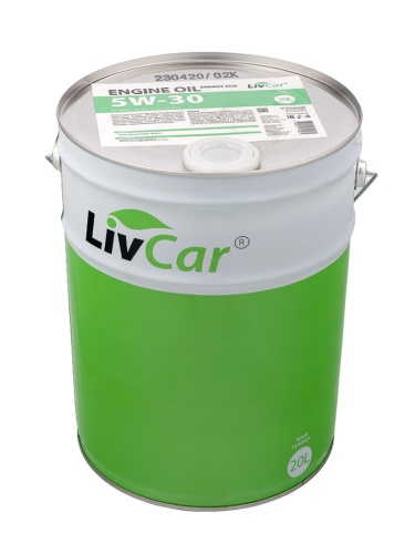 LIVCAR ENGINE OIL ENERGY ECO 5W30 API SP/CF/GF-6A (20л) LC1550530020