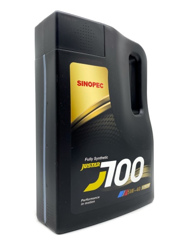 Sinopec JUSTAR J700F SN/CF 5W-40 Engine Oil 4л 0609100060190503 Масло синтетическое