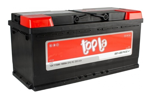 Аккумулятор Topla Energy 110Ah 1000A об. пол. (- +) 394x175x190