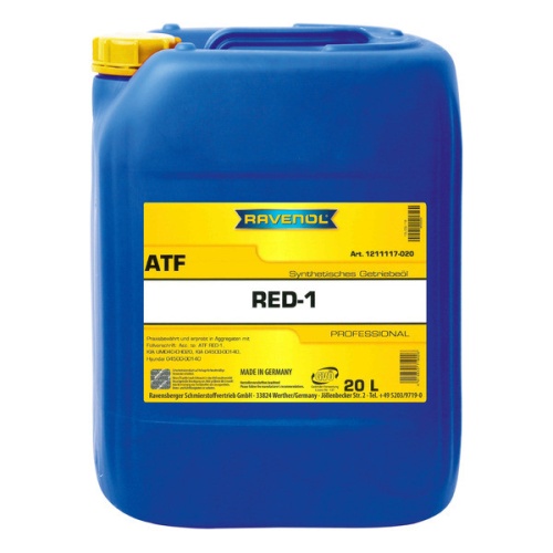 RAVENOL трансмиссионное масло ATF RED-1 (20л) 4014835719026