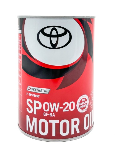 Toyota Motor Oil GF-6A SP 0w20 (1л) 0888013206/0888014306