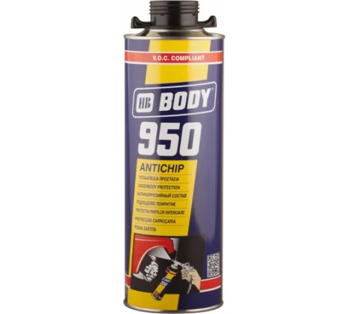 BODY 950 Антигравий под пистолет черный (1л) 9500200001
