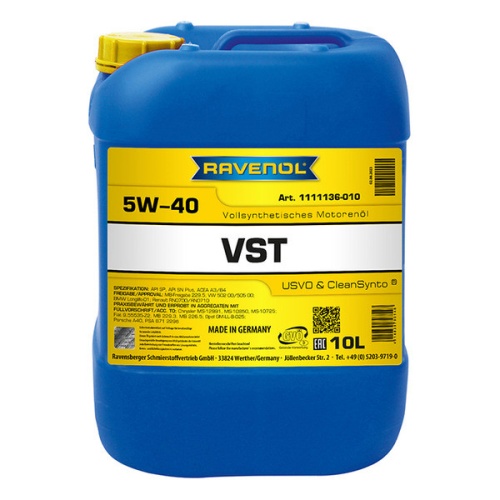 RAVENOL VST SAE 5W-40 (10л) 4014835790148