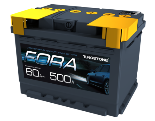 Аккумулятор FORA 60Ah 500А об. пол. (- +) 242х175х190