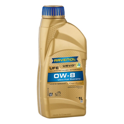 RAVENOL моторное масло UFE Ultra Fuel Economy SAE 0W-8 (1л) 4014835880924