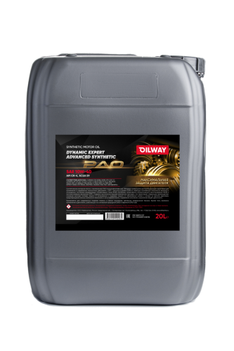 OILWAY DYNAMIC EXPERT ADVANCED SYNTHETIC PAO SAE 10W-40 API CK-4/CJ-4/SN ACEA E9, 20 л 4660155102262