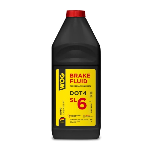 WOG Тормозная жидкость DOT6, 910 гр