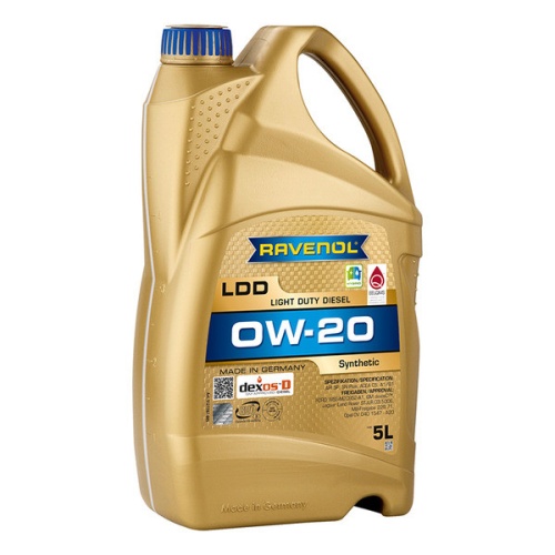 RAVENOL моторное масло LDD Light Duty Diesel SAE 0W-20 (5л) 4014835876187