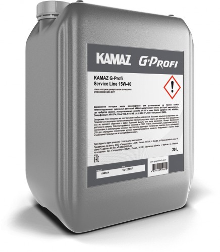 KAMAZ G-Profi Service Line CF-4 15w40 (20л) 253130055