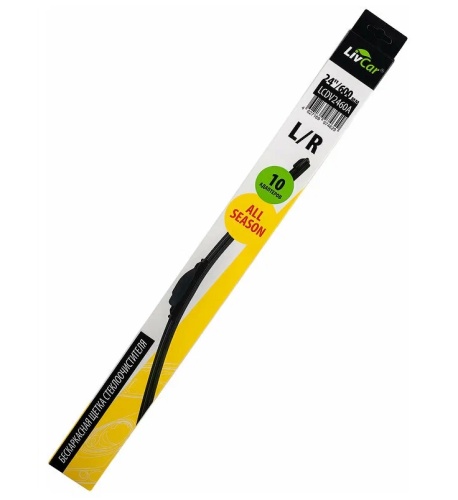 LIVCAR WIPER ALL SEASON Щетка стеклоочистителя (бескаркасная) LCDV2460ALL 600мм