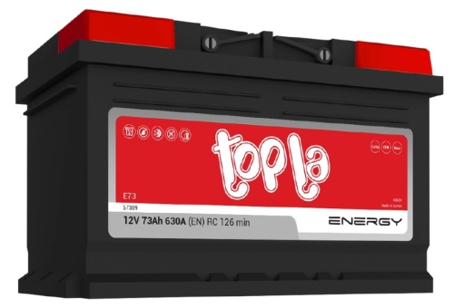 Аккумулятор Topla Energy 73Ah 630A об. пол. (- +) 278x175x175