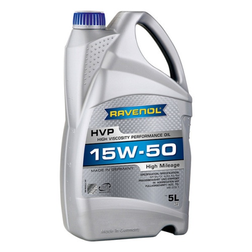 RAVENOL моторное масло HVP High Viscosity Perfor. Oil SAE 15W-50 (5л) 4014835803022
