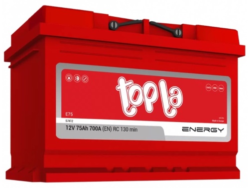 Аккумулятор Topla Energy 75Ah 700A об. пол. (- +) 278x175x190