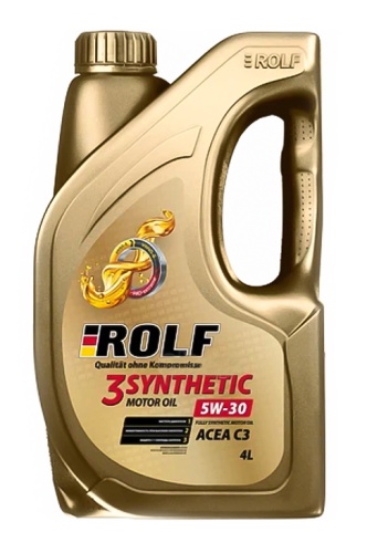 ROLF 3-Synthetic 5W30 ACEA C3 4л пластик 322729