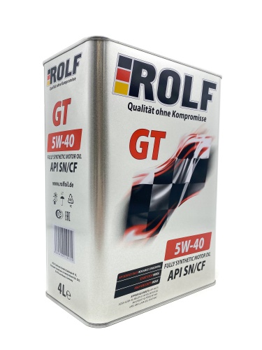 Rolf GT 5w40 SN/CF (4л) металл 322229