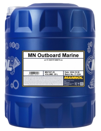 Mannol Outboard Marine 7207 TC-W3 (20л) 1450
