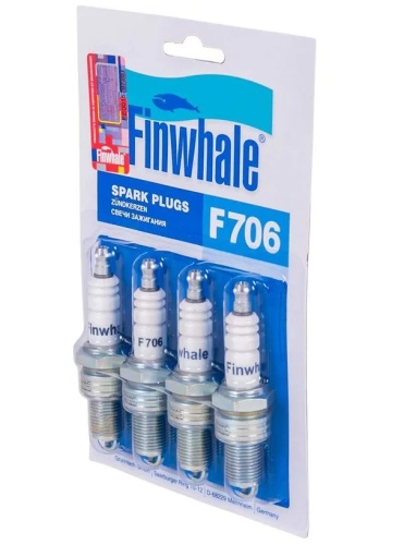 Finwhale Свеча зажигания F706 (4 шт.) (NGK BCPR5ES) GAZ ZMZ 405-409