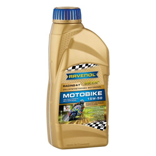 RAVENOL моторное масло Racing 4-T Motobike SAE 15W-50 (1л) 4014835865051