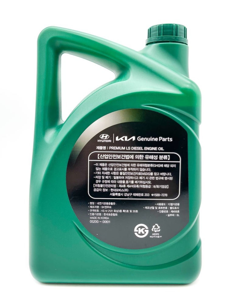 HYUNDAI/KIA Premium LS Diesel 5W-30 (6л) 0520000611