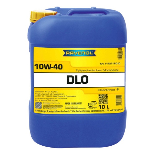 RAVENOL моторное масло DLO SAE 10W-40 (10л) 4014835724242