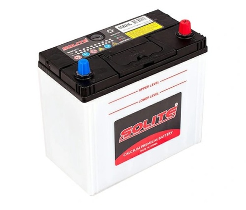 Аккумулятор Solite 50Ah 470A (тонкие кл.) об. пол. (- +) 237x127x225