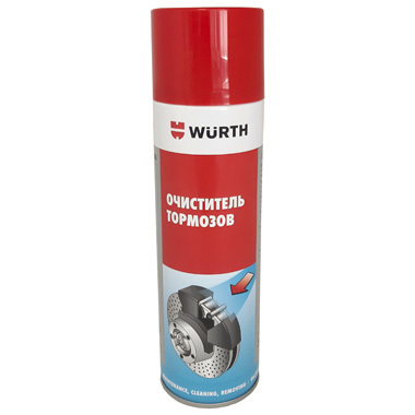 WURTH Очиститель тормозов 500мл, MTE 0890108730/08901087