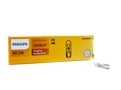 12516CP PHILIPS Лампа 12V W1,2W 1,2W 1шт