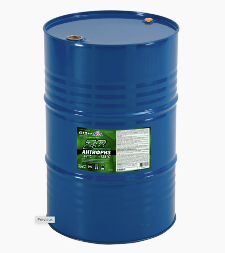 AGA-Z42 Антифриз -42С G12++ зеленый 220кг AGA065Z