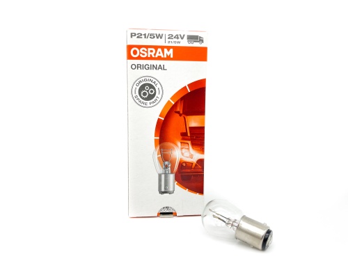 Osram 7537 Лампа P21/5W 24V BAY15d