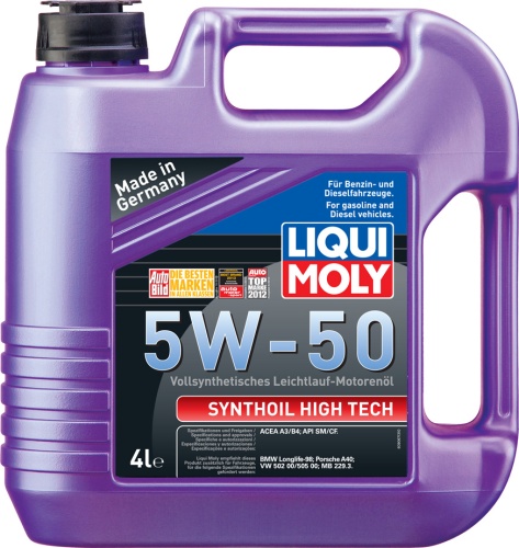 LIQUI MOLY Synthoil High Tech 5w50 (4л) 9067 (снят с про-ва)