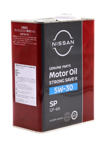 NISSAN Strong Save X 5W-30 SN/SP 4л KLAN505304/KLAP505304