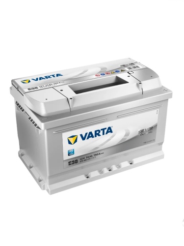 Аккумулятор VARTA Silver Dynamic E38 74А/ч 750A 278x175x175  (- +) 574 402 075 