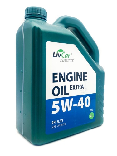 LIVCAR ENGINE OIL EXTRA 5W40 API SL/CF (4л) LC2610540004