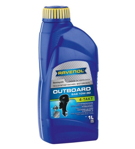 Ravenol Outboardoel 4T 10W-30 (1л)  Моторное масло для 4-T лодочных моторов 4014835729018