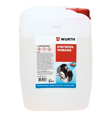 WURTH Очиститель тормозов 5л 0 890.108.732, mte