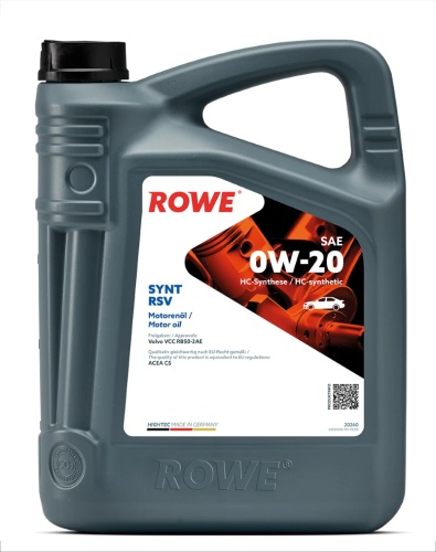 Rowe HIGHTEC SYNT RSV SAE 0W-20 (5л) 20260-0050-99