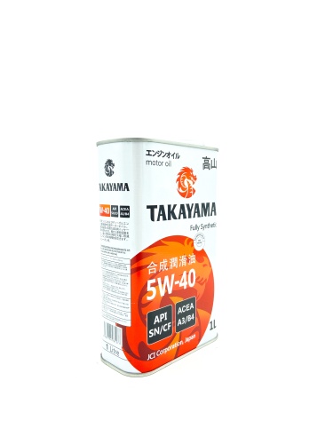 TAKAYAMA Adaptec 5W40 SN/CF (1л) 605044 (металл) НЕ ИСПОЛЬЗОВАТЬ
